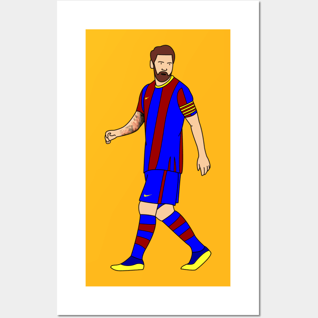 Lionel Messi (FC Barcelona) Wall Art by boyznew